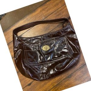 Coach patent leather handbag